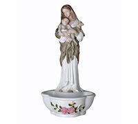 Bol d'eau Bénite Art Nouveau Madone Bénitier Antique Figurine Palazzo Exclusif