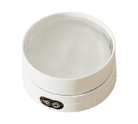 Bol d'eau chaud pour chats - 4 températures Settings Pet Drinking Plate, Thermal Stainless Steel Puppy Kitten Warmer Dish, Anti Freeze Winter Chicken Duck Animal Bowl, Automatic 16 W Safe Hydration