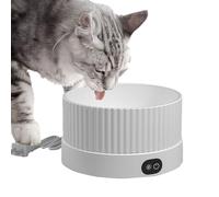 Bol d'eau Chauffant pour Chien | Bac À Eau Thermorégulé 3 Niveaux pour Animaux | Récipient Isotherme pour Chiots | Utilisation Intérieur/Extérieur Maison Voyage Hiver Balcon