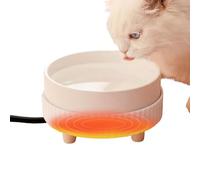 Bol d'eau chauffant pour chiens - Bol chauffant rechargeable par USB pour animaux de compagnie, nœud chauffant pour chat | Chauffe-bol d'eau silencieux pour animaux de compagnie, bol à boire pour anim