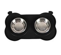 Bol d'eau de Chien - Bol de Chien surélevé | Bol d'alimentation | Bols Doubles de Nourriture pour Chaton Non Glissant | Chaton Aliments Doubles Bols Alimentaire et Aquarelle pour Petits Chiens Moyens