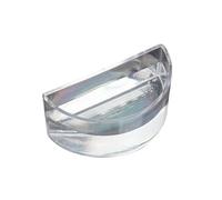 Bol d'eau de réfraction semi-circulaire. Optique physique Équipement d'expérimentation pour démontrer les principes de réfraction. Équipement optique scientifiquement enthousiasmé