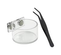 Bol d'eau Magnétique - Plat d'alimentation pour Araignées, Mini Plat en Céramique, Assiette d'alimentation pour Tarentule | Étui D'habitat Mantis Accessible, Petit Bol De Terrarium D'araignée
