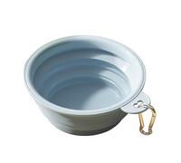 Bol d'eau pliable pour chien, bol d'eau pliable pour chien, bol extensible pliable avec alimentation en eau, chargeur portable en silicone pour animaux de compagnie, plateau sûr pour chien
