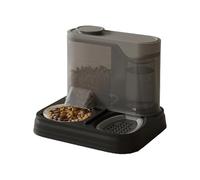 Bol D'eau Pour Animaux De Compagnie À Remplissage Automatique Et Ensemble De Mangeoires Surélevées Plateau Amovible En Acier Inoxydable Conception Anti-déversement Mangeoires Automatiques Pour Animaux