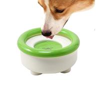 Bol d'eau pour animaux de compagnie anti-éclaboussures - Distributeur d'eau flottant, 1500 ml, boisson lente avec design réducteur de déversements, base stable, sans salir | Idéal pour chiots races de