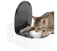Bol D'eau Pour Chat En Forme De Toilette - Distributeur D'eau Par Gravité Pour Animaux De Compagnie | Fontaine À Boire Amusante Et Fantaisie | Pour Chats Chiens Chatons Chiots Encourage Une Plus Grand