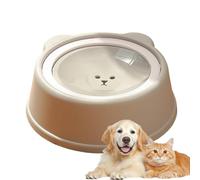 Bol d'eau pour chien, eau pour animaux de compagnie | Bol de chien résistant aux fuites alimentation en eau lente sans conseils,Distributeur d'alimentation à boire lente, bol porté