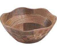 Bol décoratif en bois ø25 H6cm rond Origine simple Bois de mangue massif 25cm