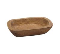 Bol décoratif en bois | Plateau à fabriqué à la main - Bol à bougie en bois sculpté à la main, pour bougies, fruits, centre de table, cuisine, comptoir, boulangerie, salon