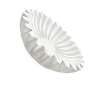 Bol décoratif en résine à bords volantés - Organisateur de rangement multifonction pour décoration de la maison, cuisine, table à manger, accessoires pour animaux domestiques