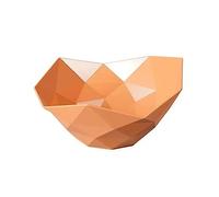 Bol décoratif Plateau à fruits, maison salon Table basse panier bonbons, plateau de Placement collations, stockage senior, moderne Pour la décoration intérieure(Orange,Grand)