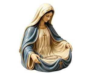 Bol décoratif Sainte Mère - Organisateur de comptoir de bureau de 4,92 pouces, conteneur de table d'entrée, statues de figurines spirituelles de salon | Divers porte-monnaie, bijoux, bagues, présentoi