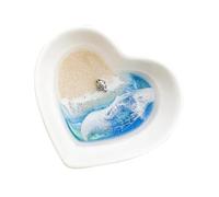 Bol décoratif sur le thème de - Bol décoratif pour ranger des clés, des bijoux, des assiettes de mer en résine pour mariage sur le thème de la plage