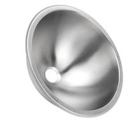 Bol D'évier pour Camping-Car, 12 Pouces Rond Évier Cuisine En Acier Inoxydable, Bol Simple Avec Sortie D'égout 40Mm pour Bateau, Caravane, Petit Lavabo à Main Encastré Lavabo Bain