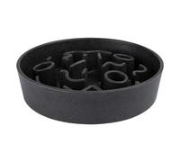 Bol District 70 En Bambou Pour Alimentation Lente 13,5 Cm Gris Foncé Pour Chats