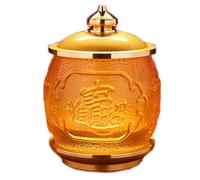 Bol d'offrande d'eau bouddhiste 11,6 x 8,7 x 7,9 cm, huit coupes de bon augure for l'autel de richesse du Bodhisattva Guanyin, 1 pièce