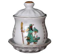 Bol d'offrande d'eau bouddhiste, coupe d'eau bénite Guan Gong 7 x 9,5 x 11 cm for rituels de purification et fournitures d'autel, 1 pièce