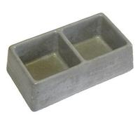 bol double carré 245x135x75mm béton (86)