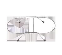 Bol Double en Acier Inoxydable avec étagère en métal, idéal pour Animaux de Compagnie, résistant et Facile à Nettoyer la Nourriture et l'eau.