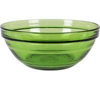 Duralex Collection Le Gigogne|Saladier en verre |Verre ultra résistant aux rayures, Compatible Micro-ondes et Lave-Vaisselle, Made in France (17 cm - 97 cl, Vert)