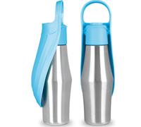 Bol Eau Voyage inox304 Chat Chien, Bouteille Isotherme 750ml (Bleu Clair) | Gourde pour chien