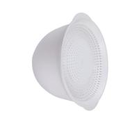 Bol Égouttoir Double en Plastique Blanc pour Riz, Haricots et Brocoli | Surface Lisse, Nettoyage Facile, Préparation Simple Seul Bol, Usage la Cuisine pour Étudiants et Familles