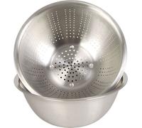 Bol en acier inoxydable avec passoire Lot de 2 22cm Bol mélangeur Passoire de cuisine