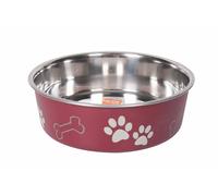 Bol en acier inoxydable Bella rouge 23 cm