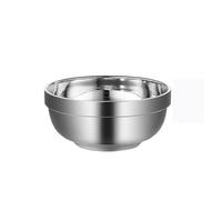 Bol en acier inoxydable, Double couche, soupe épaisse Anti-brûlure, cantine de riz(16cm)