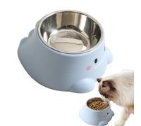Bol en Acier Inoxydable pour Chat,Bol Mangeoire pour Chien Et Chat - Bac Anti-Renversement pour Chiots Chats Voyage Intérieur Extérieur Maison Séjour Chambre