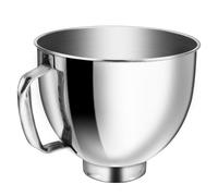 Bol en acier inoxydable pour mélangeur à tête inclinable KitchenAid Classic & Artisan Series de 4,5 à 5 pintes, bol en acier inoxydable 304 de 5 litres avec poignée, passe au lave-vaisselle.
