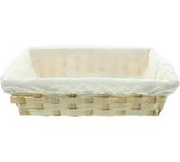 Bol en bambou Coins Deco Rangement Bol Bambou Coupe à fruits Table Corbeille 30cm