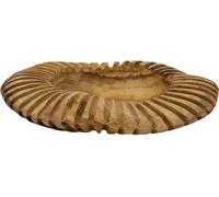 Bol en bois 35 x 7 x 35 cm teck naturel