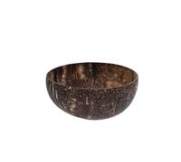 Bol En Bois Bol en noix de coco 12-15cm, plats de service, salade de fruits, ustensiles réutilisables en bois, bols en coquille de noix de coco polie, fête du petit déjeuner Pour la cuisine Salades De