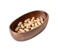 Bol En Bois Pour Fruits,Plateau de Service aux Noix Vintage Centre de Table - Bol De Service Pour Snacks | Pour Noix Collations Sandwiches Fruits Apéritifs Sauces à Tremper Sauce Bonbons Desserts Cond