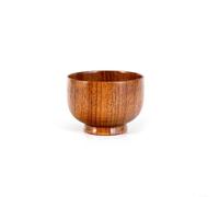 Bol en bois pour riz, soupe, fruits, salade, aliments, ustensiles de table (9 cm)
