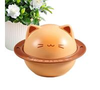 Bol en céramique avec couvercle - Grand bol à céréales pour chat ramen, récipient de cuisine avec cuillère, baguettes pour la préparation des repas, la salade, le petit déjeuner, les flocons d'avoine