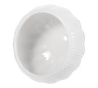 Bol en Céramique Blanc pour Caviar et Desserts, Service Gastronomique | Format Compact Réutilisable, Surface Lisse, Contrôle des Portions, Adapté aux Chefs, Traiteurs, Commerces Alimentaires