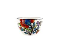 Bol en céramique de couleur sous glaçure | Vaisselle peinte à la main, personnalisée et exquise - Petit bol en chêne blanc de 11,9 cm (Z-207)