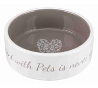 Bol en céramique Pet's Home 0,3 l/ø 12 cm crème/taupe