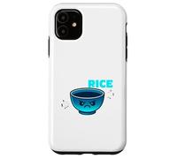Bol en colère avec Inscription « I Find Your Lack of Rice Disturbing Angry Bowl » Coque pour iPhone 11