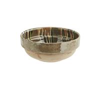 Bol en faïence marron taupe Artisan