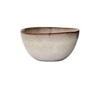 Bol en grès beige, rond, émaillé, fait main, compatible micro-ondes, lave-vaisselle - Bloomingville, Sandrine - Ø15 cm H8 cm