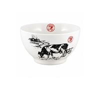 Bol en grès Vache à la Ferme 480 ml Blanc