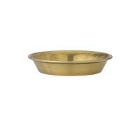 Bol en métal laiton or, rond, motif frappé - Bloomingville, Kry - Ø10x2 cm