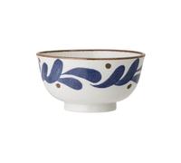 Bol en porcelaine bleu et ocre 16,5cm Camellia