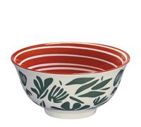 Bol en porcelaine, diamètre 15,5 cm, 0,5 l, feuilles / Cilio
