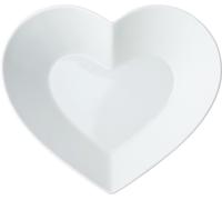 Bol en porcelaine en forme de cœur Heart large