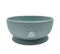Bol en silicone avec ventouse gris TU